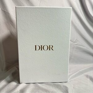 Dior Gift Storage Shoe Box Empty Medium White 12” X 8” X 4” White Designer Decor